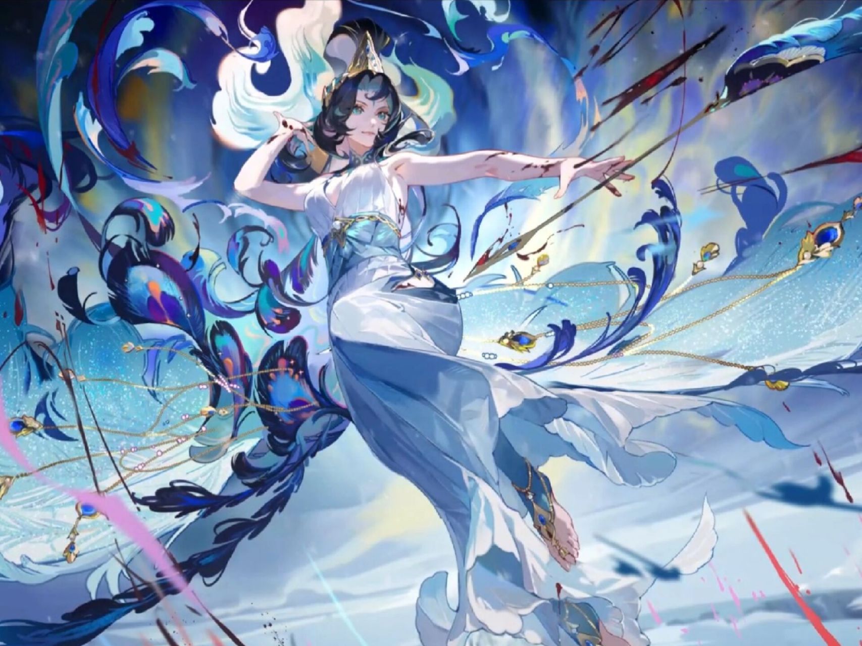 《阴阳师》全新ssr阶式神 孔雀明王 概念pv 5月24日降临 	 《阴阳师》