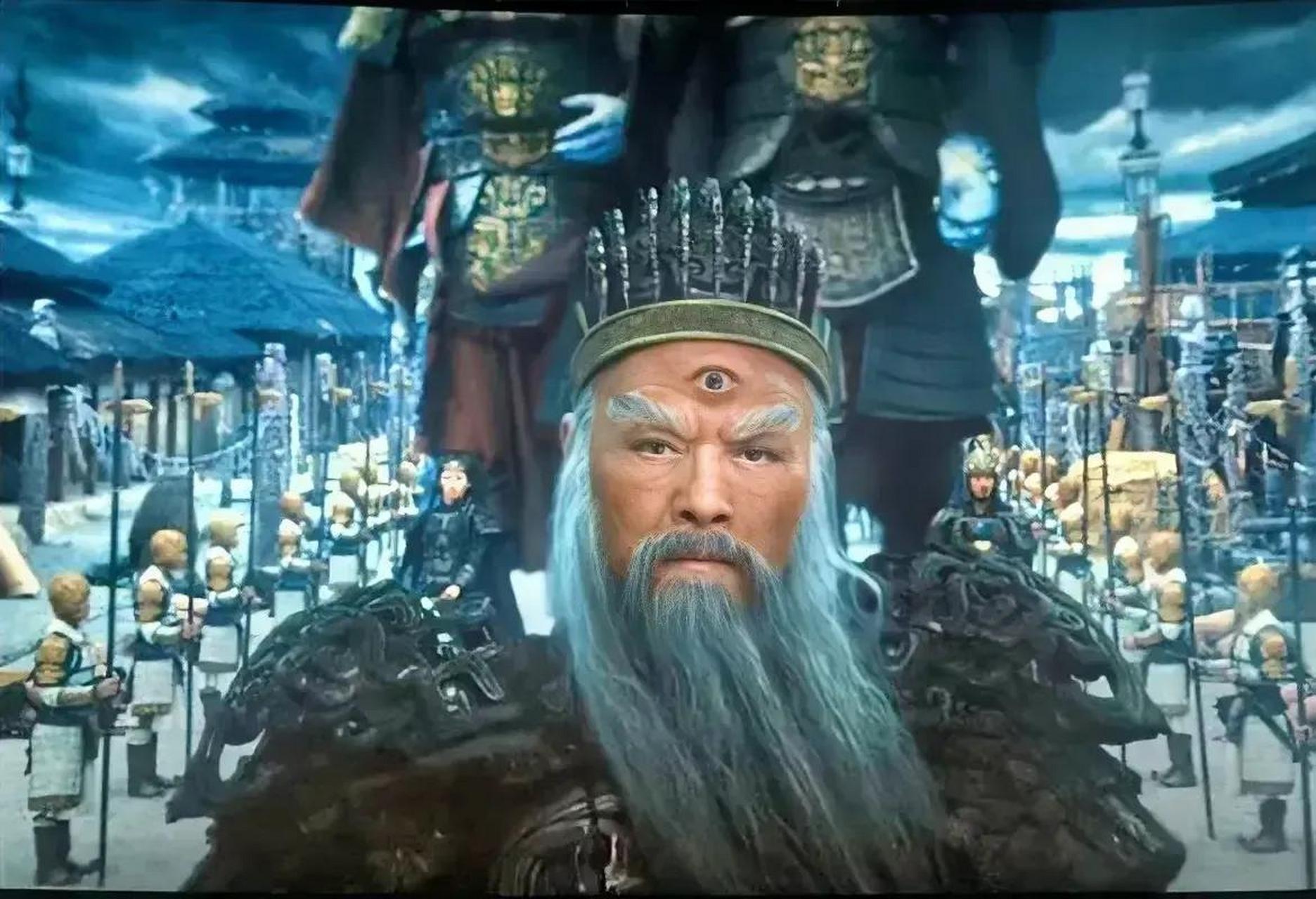 这就太师本人,演员选角真的完美,霸气十足的闻仲.