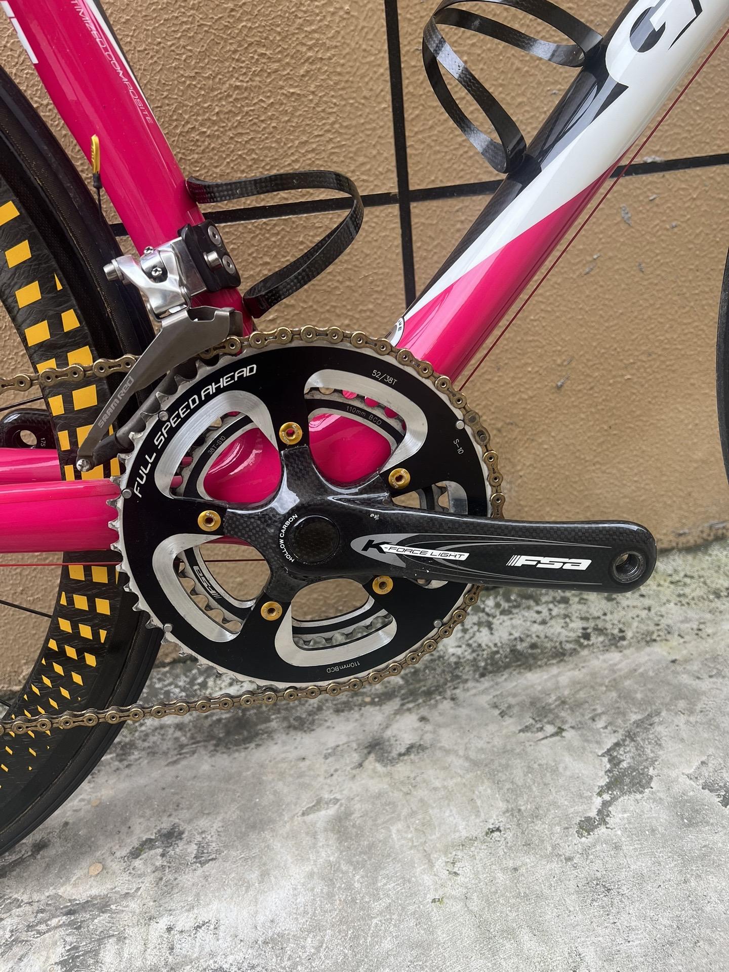 收藏级别 捷安特tcr 德国电信车架碳纤维 整车7公斤 非常轻 速联red