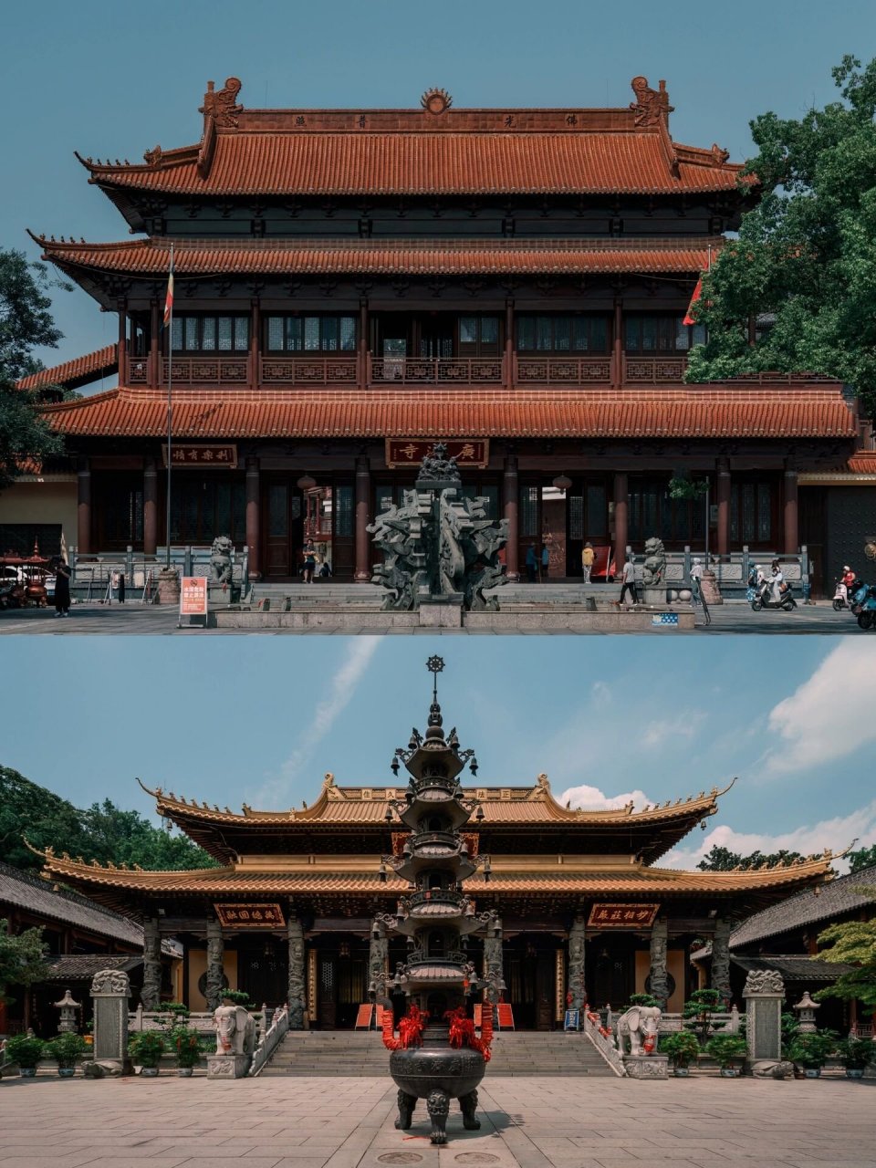 芜湖寺庙祈福好去处|千年古刹广济寺 很多年没来芜湖 感叹芜湖城市