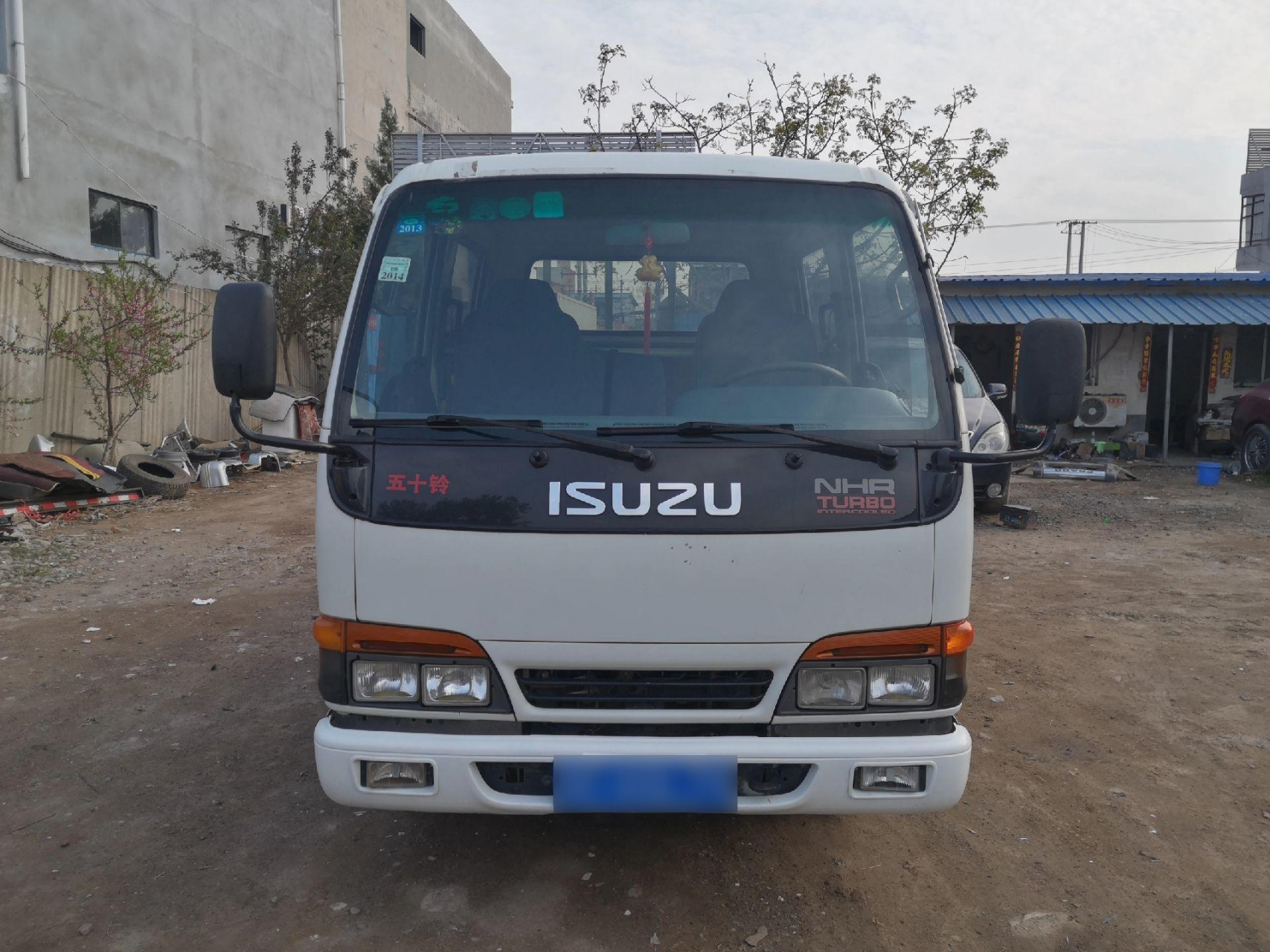 新到单位退役经典版五十铃双排小货车一台,2.