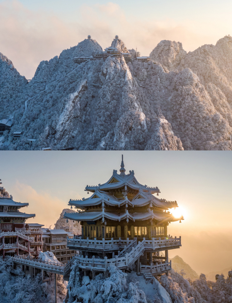 河南冬季必去景点|洛阳仙境老君山 90这个景点目前是比较小众的
