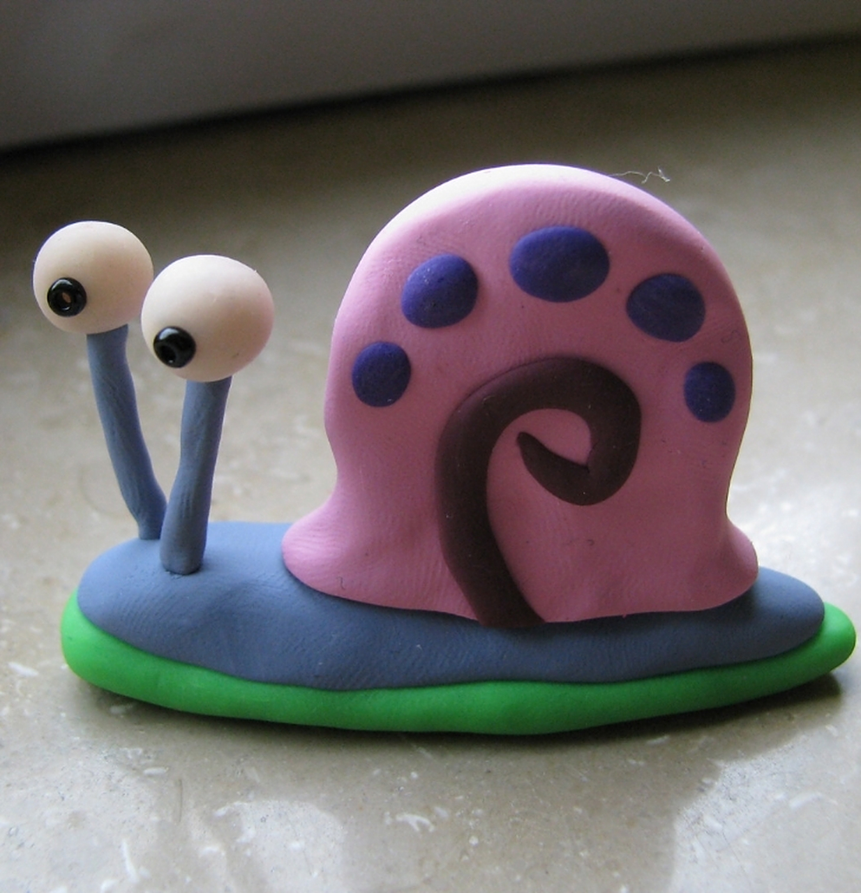 粘土手工蜗牛|昆虫黏土橡皮泥亲子手工diy 我的粘土世界