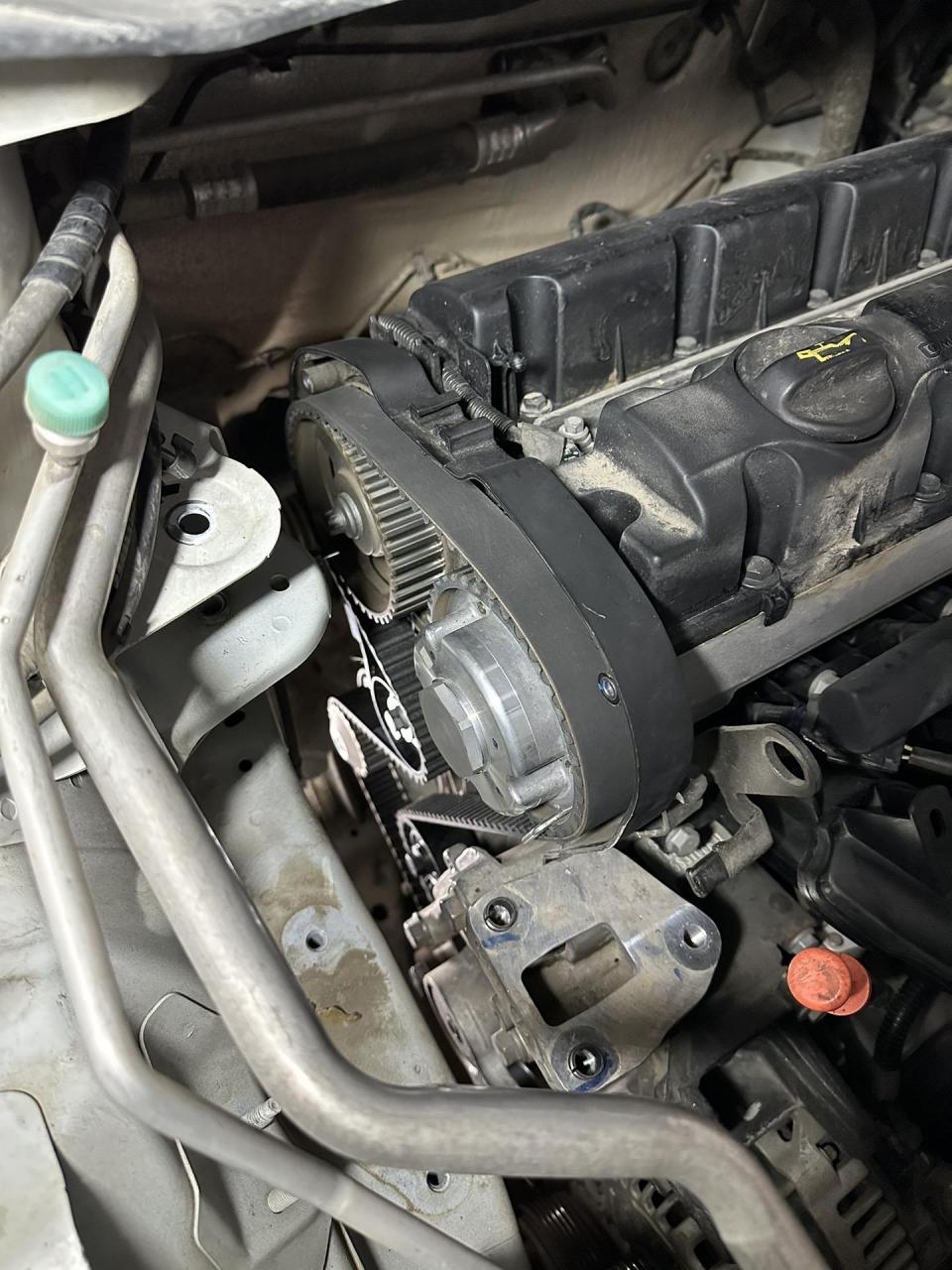 东风ax7更换正时皮带三件套,更换发电机皮带