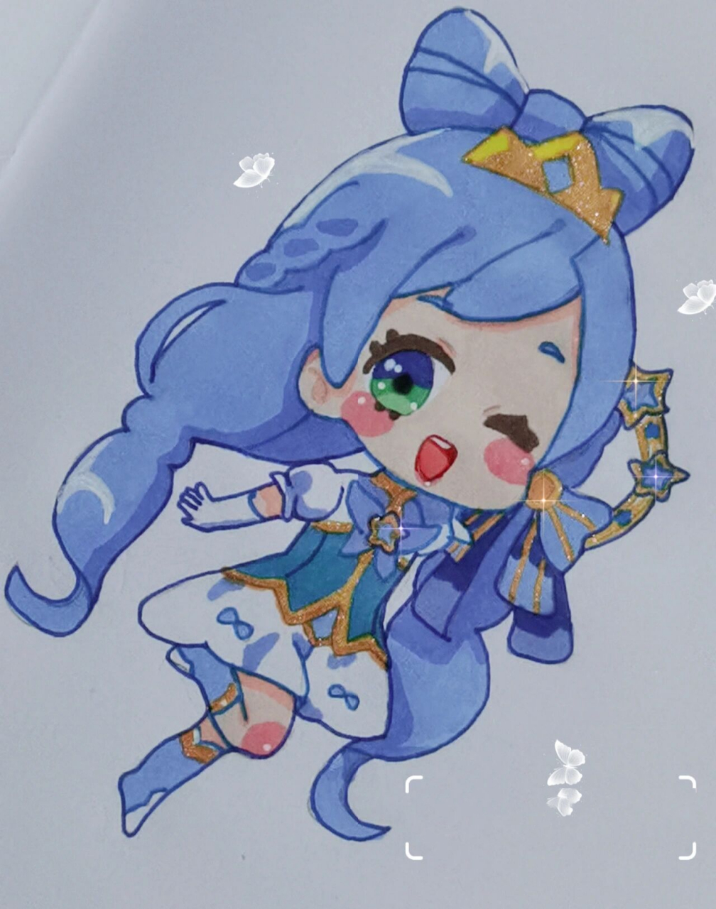 94马克笔手绘#小花仙(四时花语)94 94马克笔色号:65  167  16