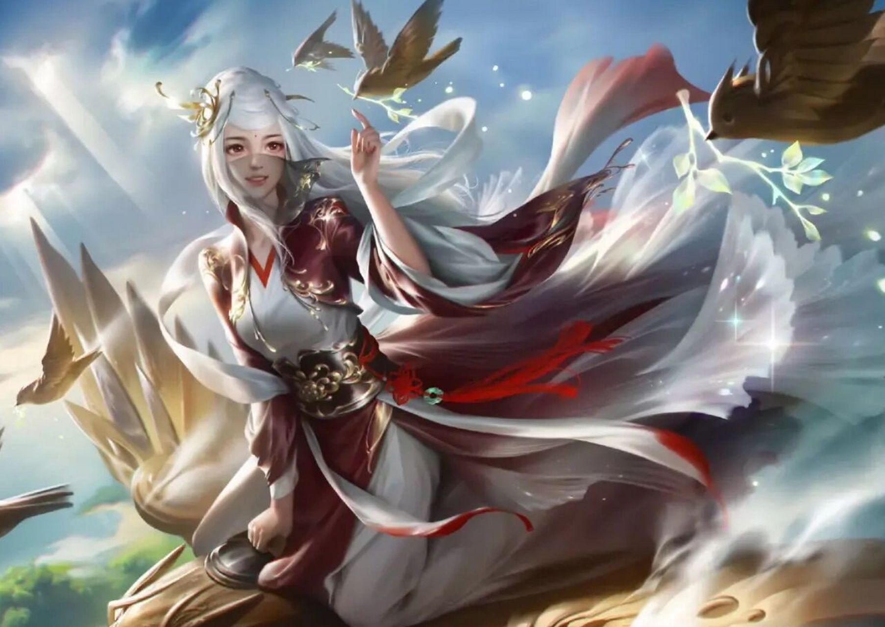 插画|动漫美女-三国杀