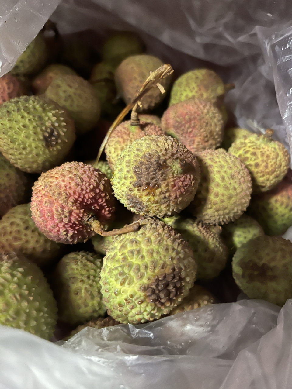 30一斤的烂荔枝 08 路边的水果店很热闹就进去转了转 很热情不好