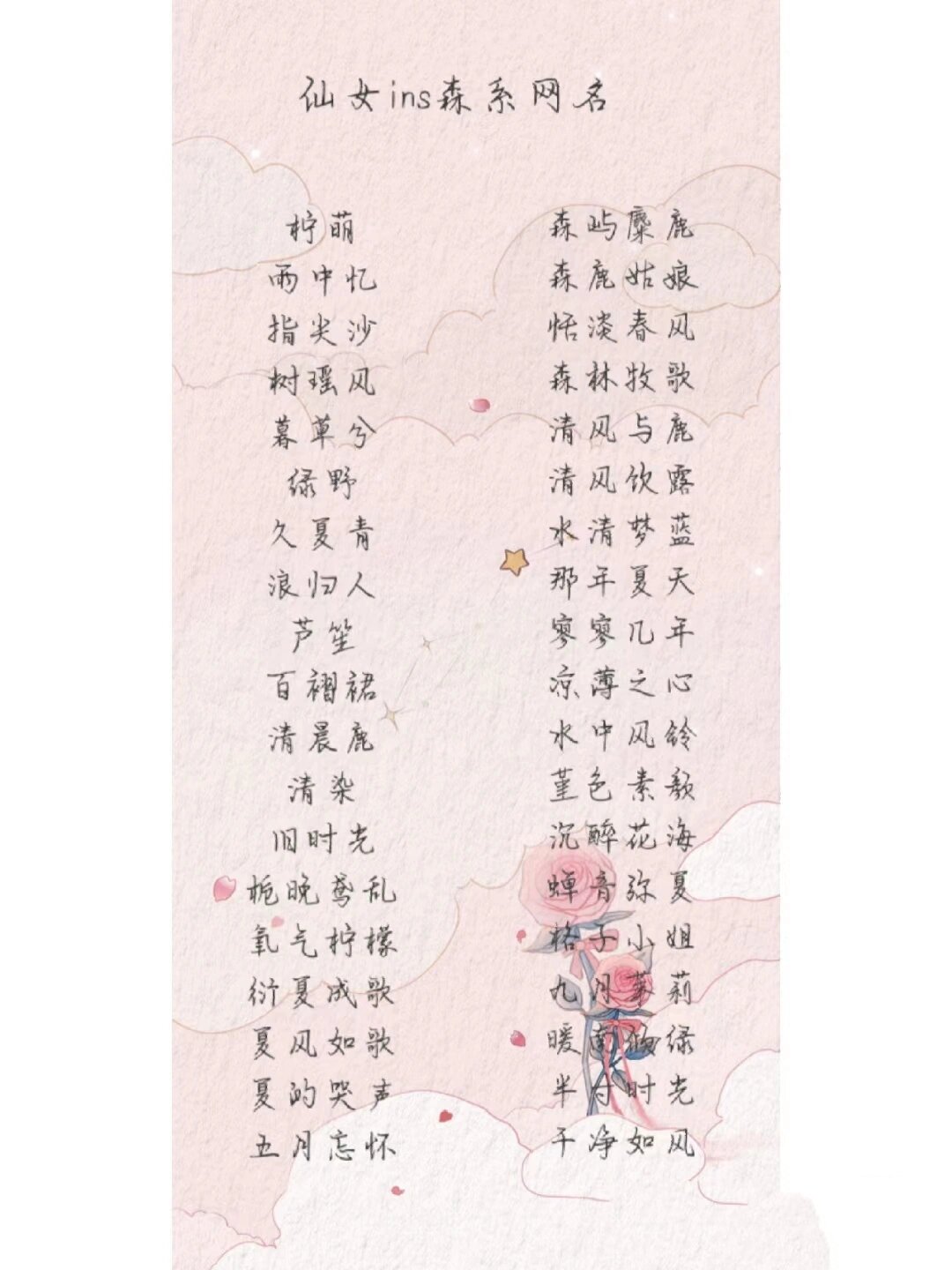 女生网名
