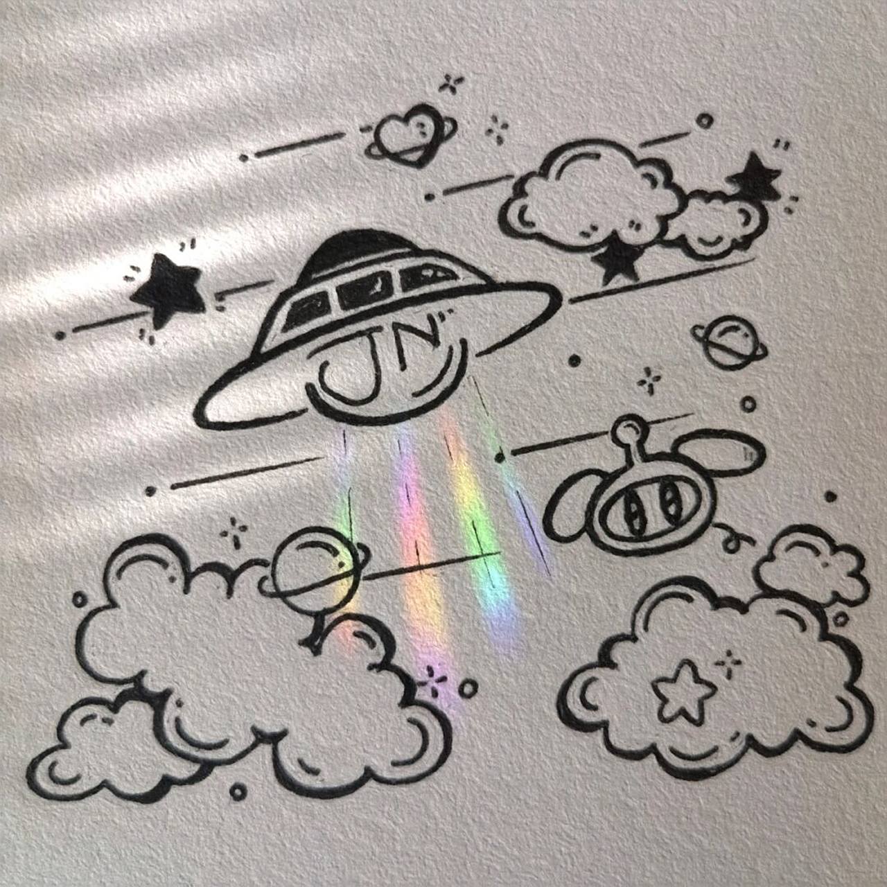 零8715基础简笔画--星梦银河(附过程图) 对于人类来说,宇宙是神秘