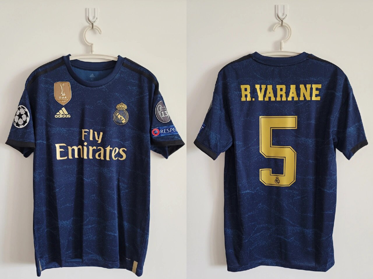 皇家马德里2019/2020赛季第一客场球衣