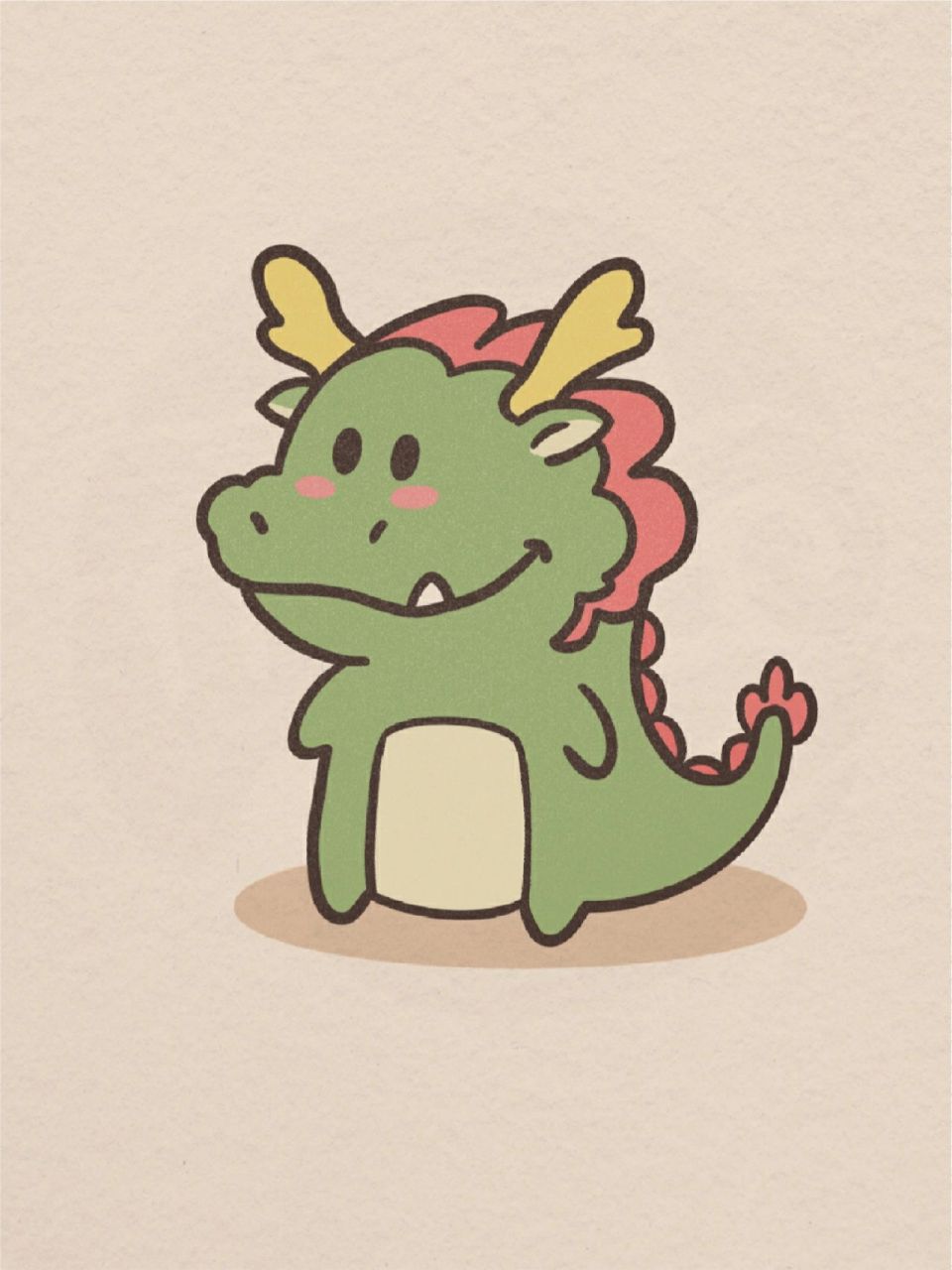 『星空简笔画』12生肖|龙94 7812生肖系列的第二弹,是跟在卯兔后