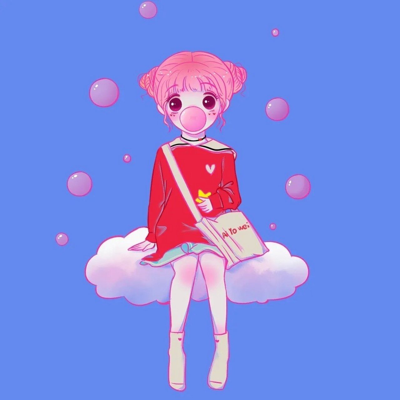 手绘头像女,微信头像女,抖音头像女,动漫头像,旧漫头像大全,可爱卡通