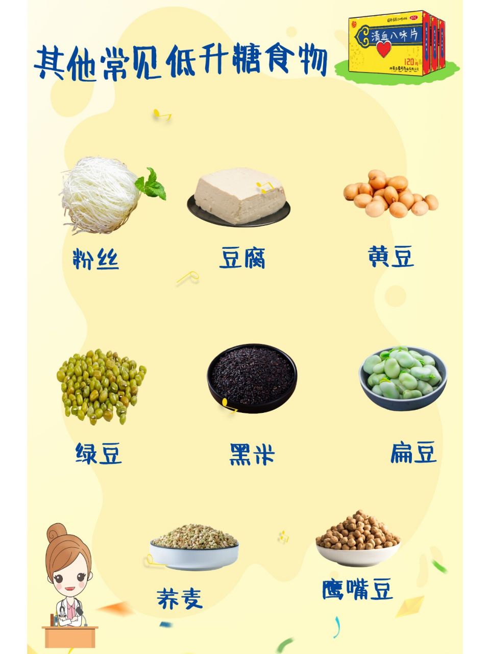 低糖饮食‖常见低升糖食物一览表 01吃升糖指数低的食物,血糖相对稳定