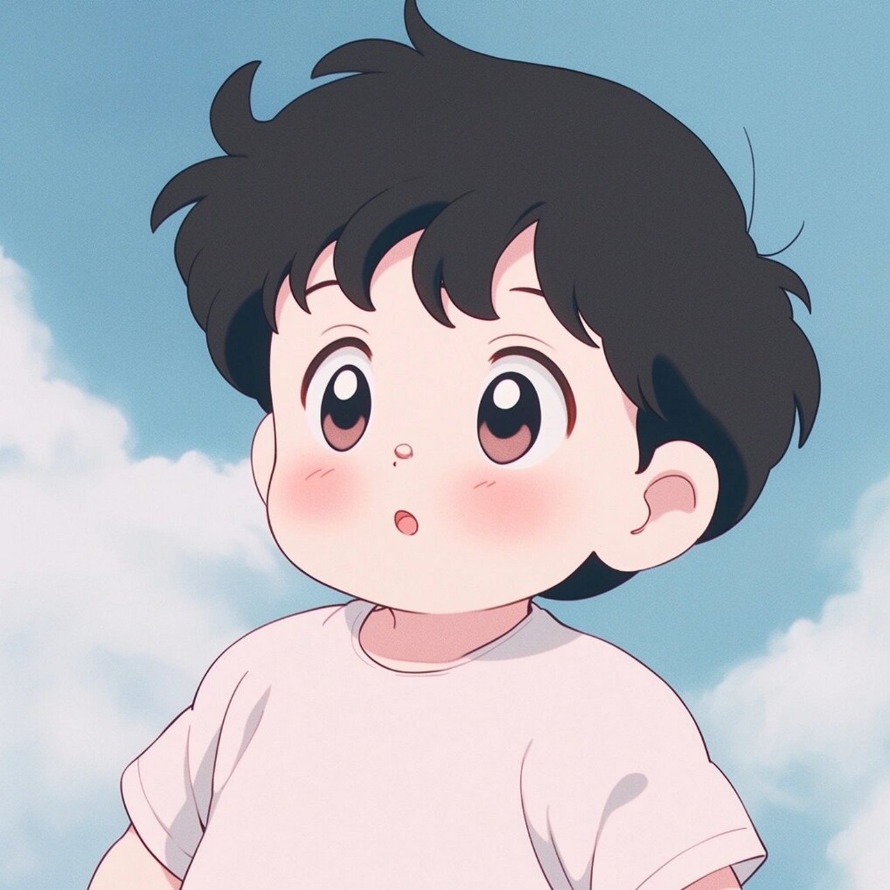 可爱男生头像:谁还不是个小可爱的情头