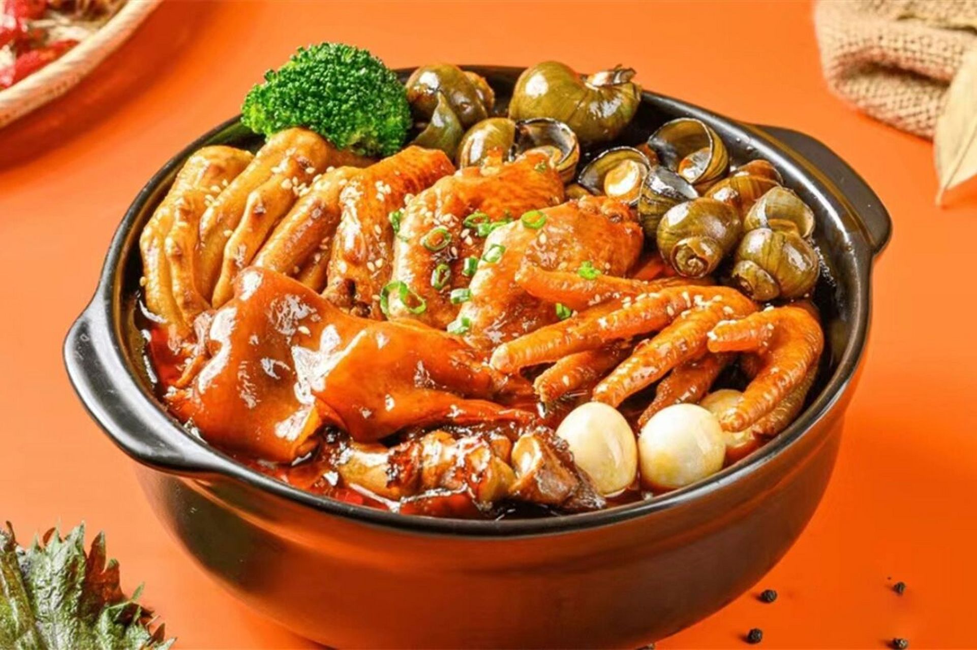 9990享双人 招牌螺蛳鸭脚煲 润汇大厦 【润汇大厦·狮煲煲】各位