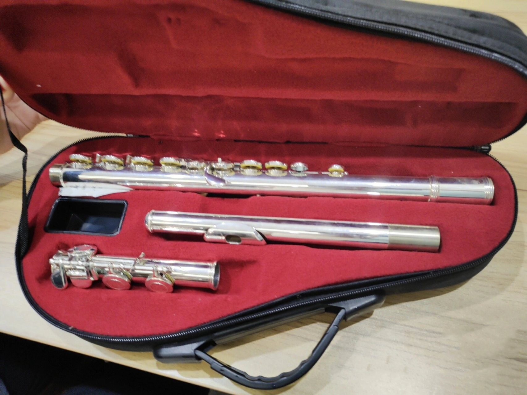 出一个闲置长笛99新 金音长笛,价格便宜!