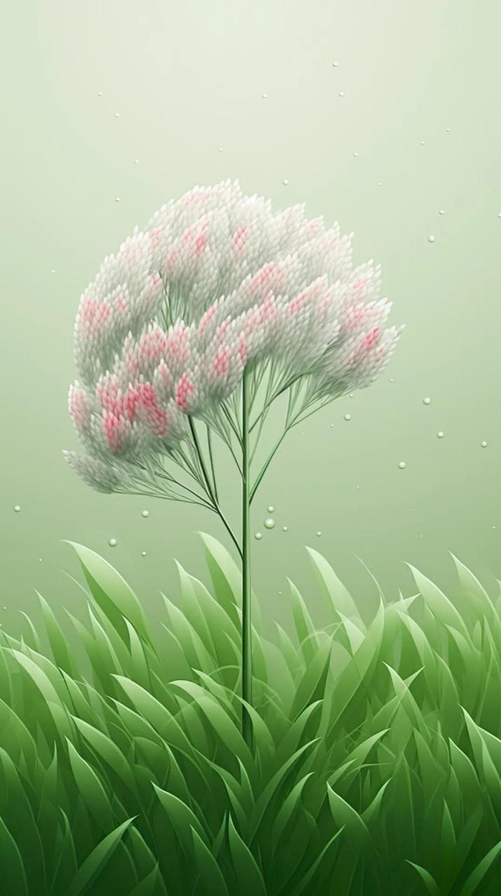 绿色是希望,清新淡雅的手机壁纸送给你,护眼的哦!
