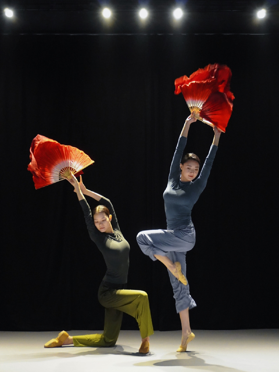 【ootd】扇子舞双人造型