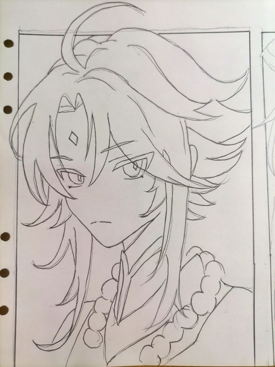 教你画一只魈魈～(大佬勿进(6907ω`68 ))     魈宝歪了提纳里