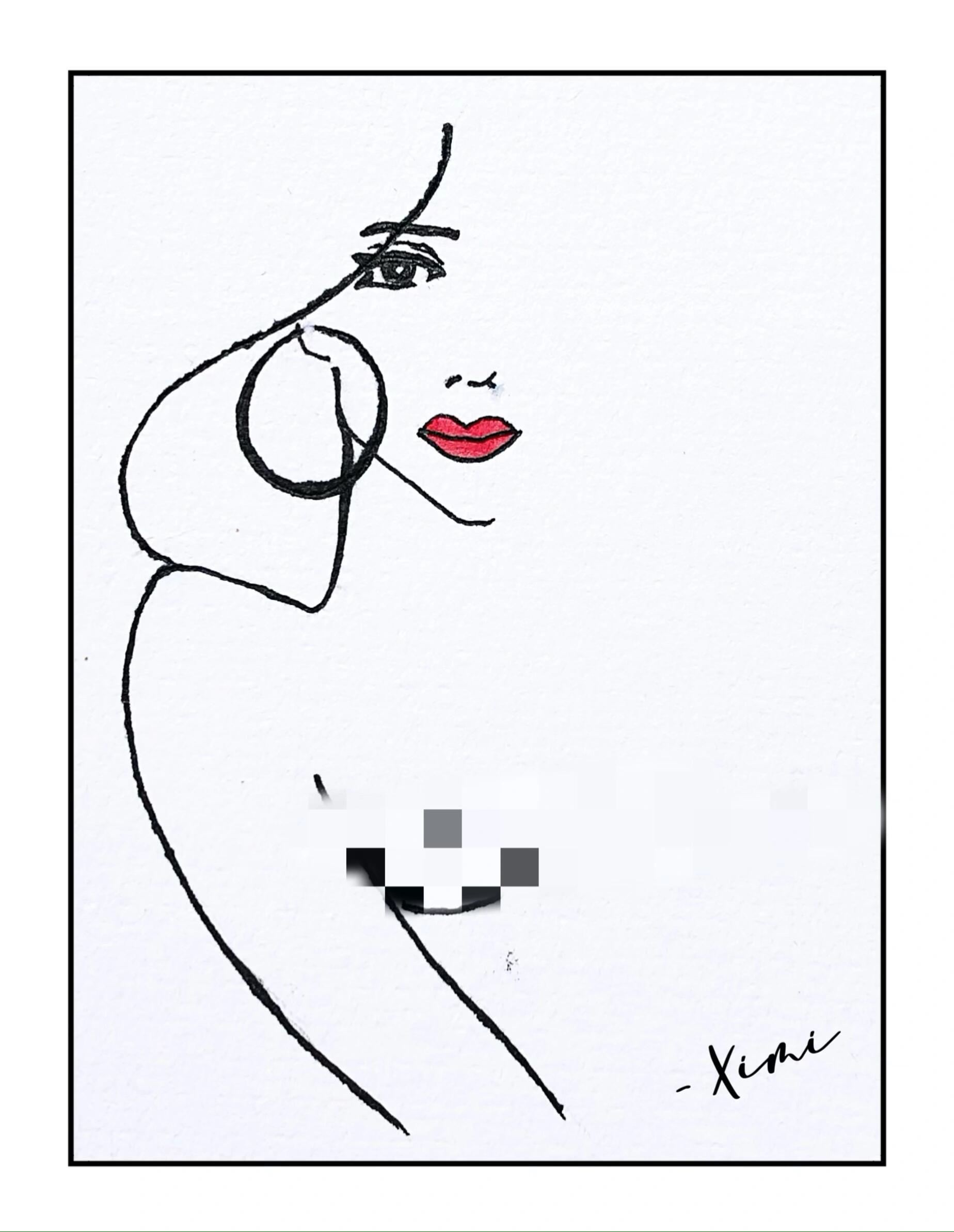 这组图片是临摹,非原创.