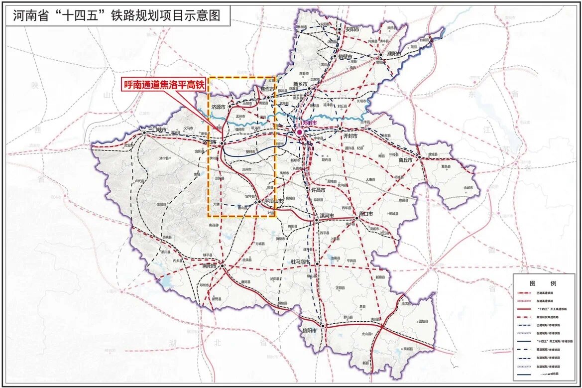 呼南高铁线路图及站点图片