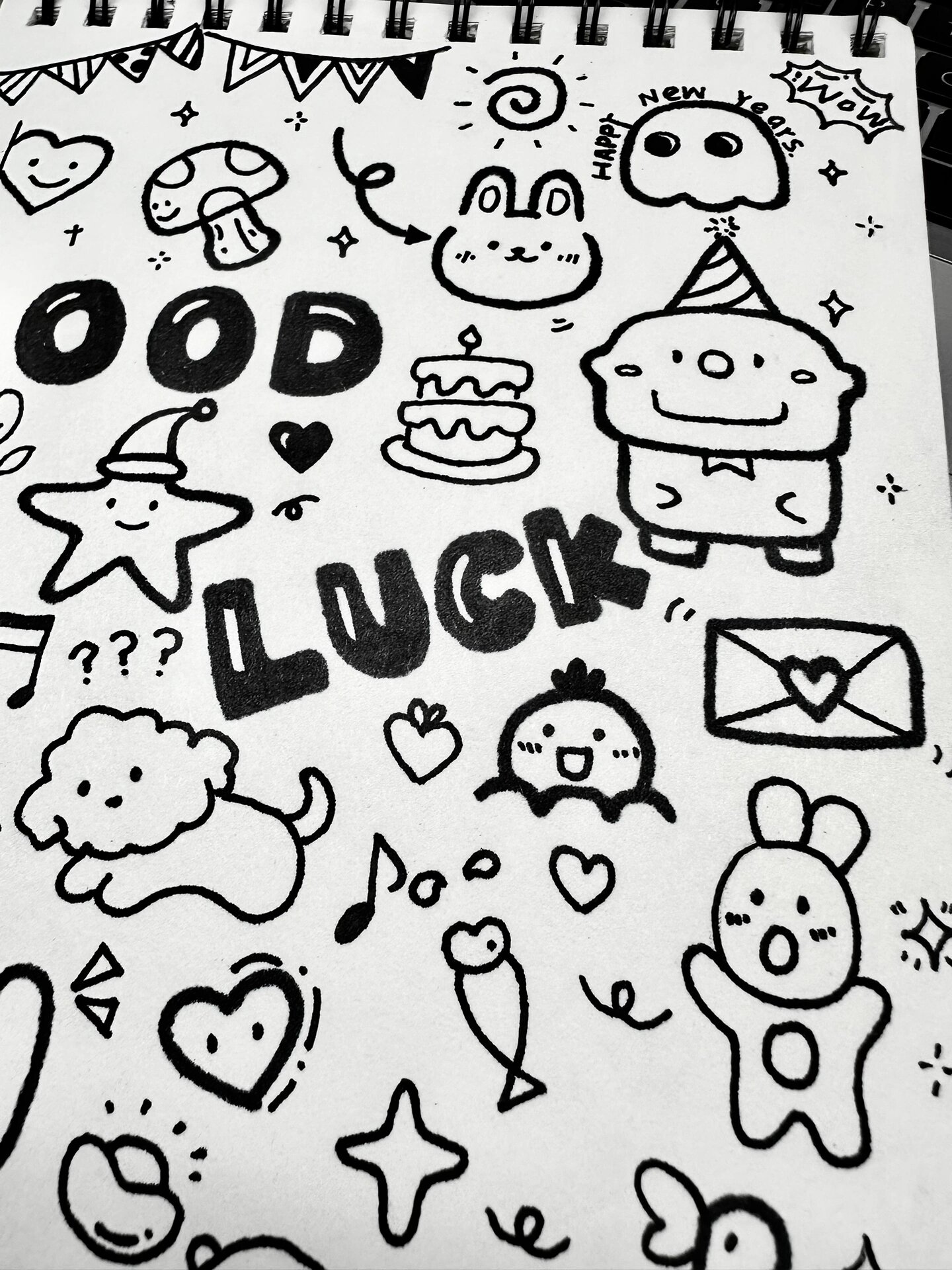 手绘 | 每日一画ins风简笔画