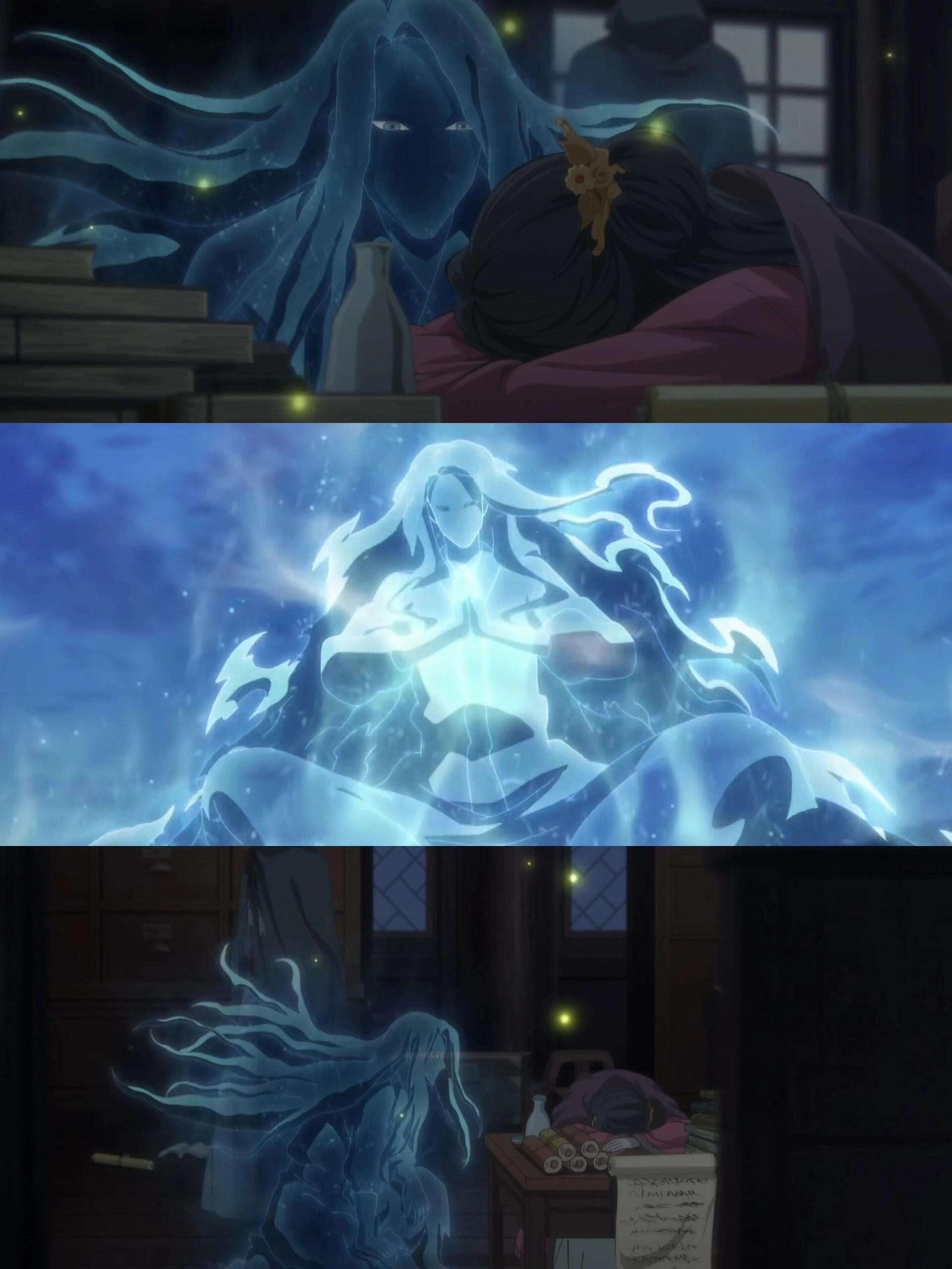 百妖谱‼️媪姬与惊蛰不一样的结局 我推开了一扇门,一扇佛门,门