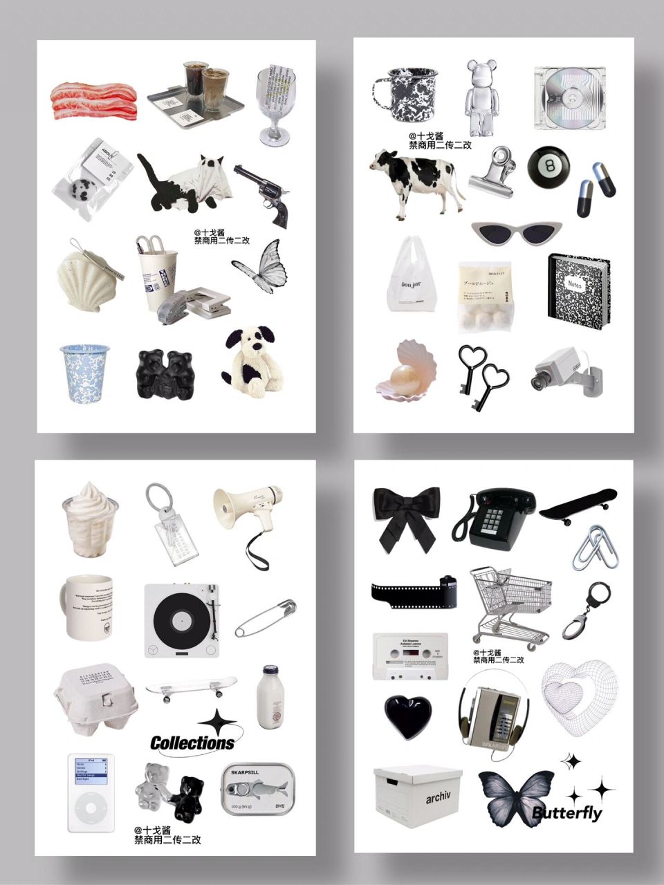 素材丨ins韩系性冷淡风78 a6大小!