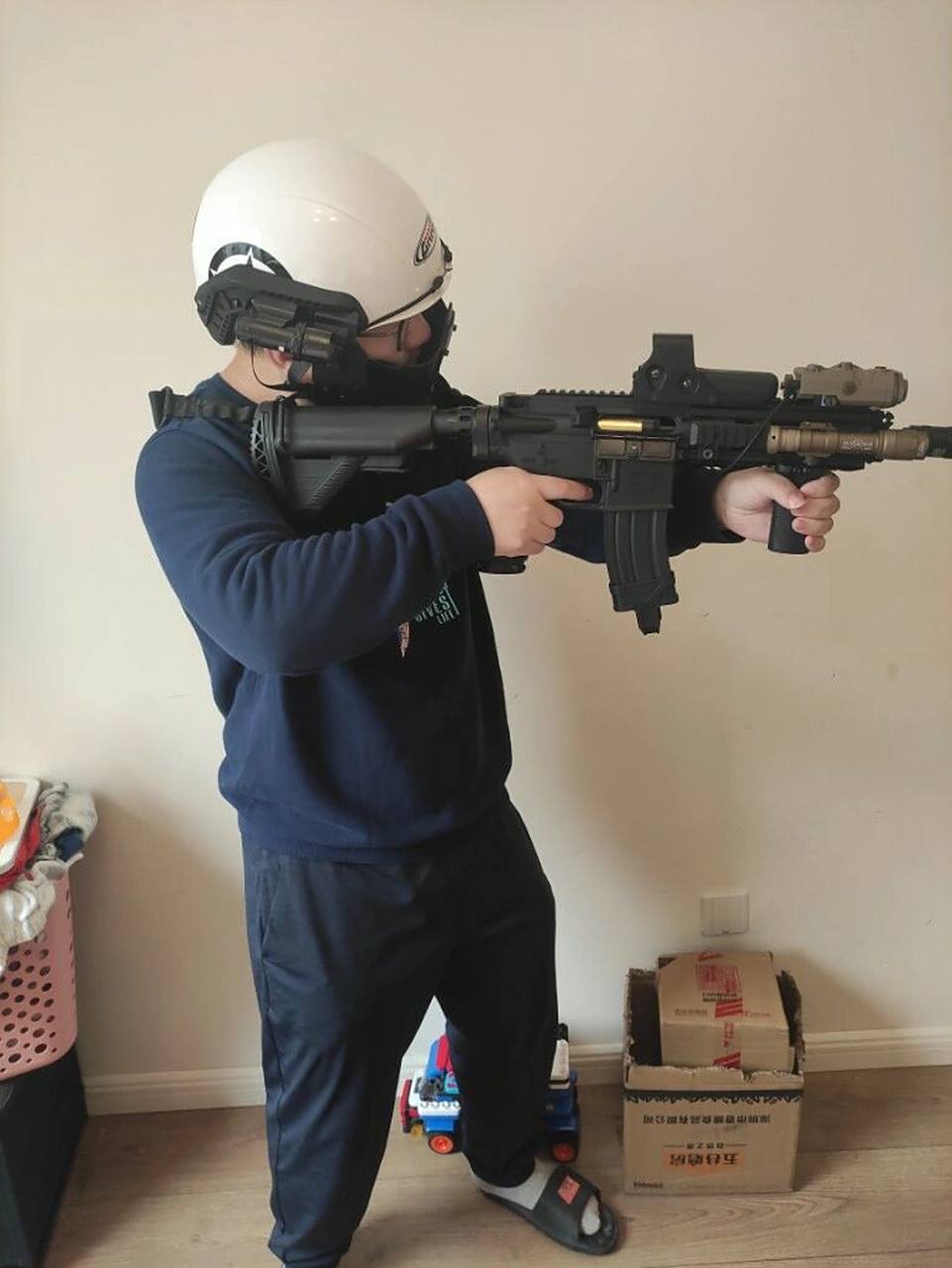 hk416c到hk416d的逐渐改变 锦明模型不可发射