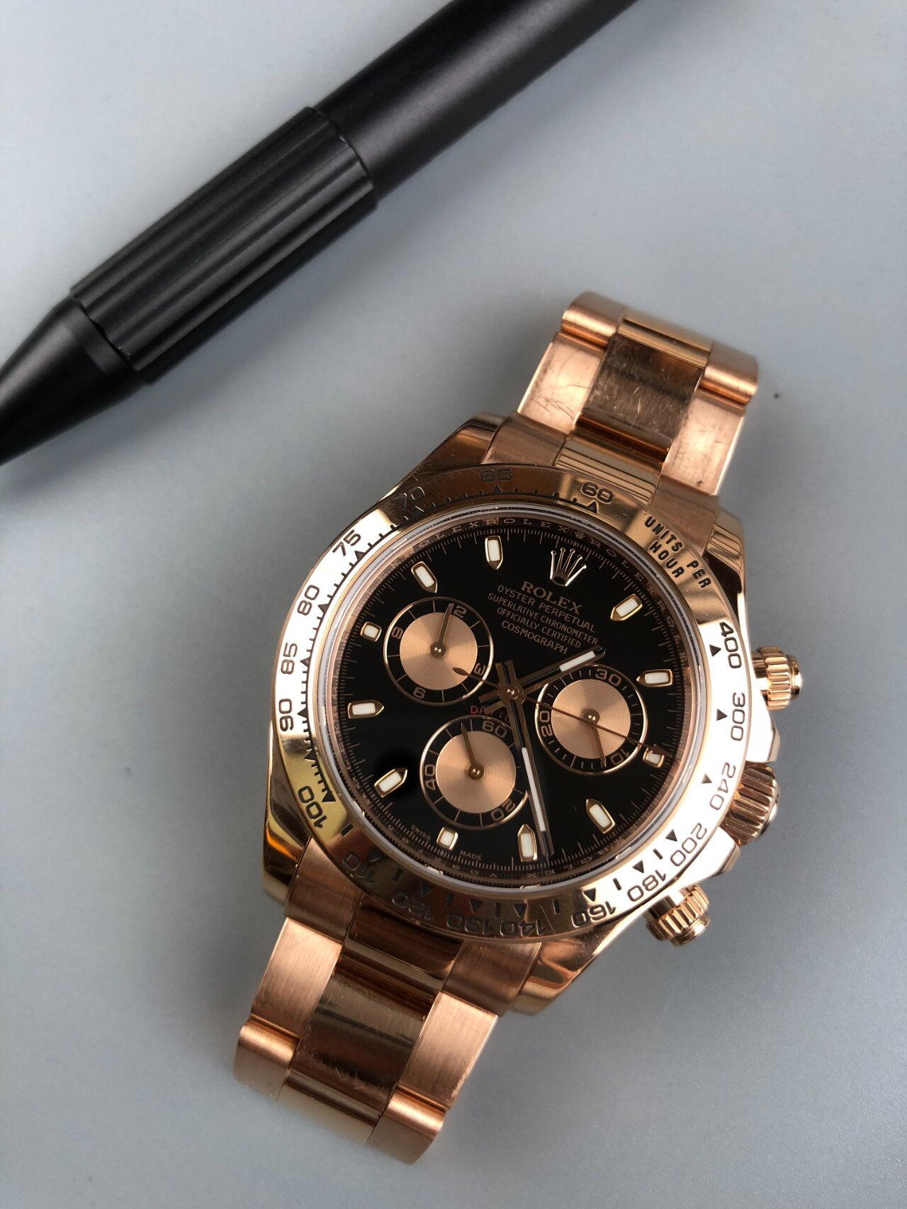 霸气又温柔|劳力士玫瑰金迪通拿