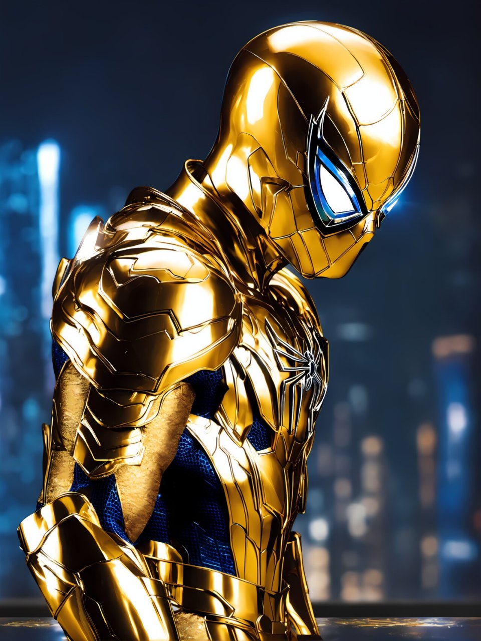 漫威宇宙 蜘蛛侠 黄金战衣