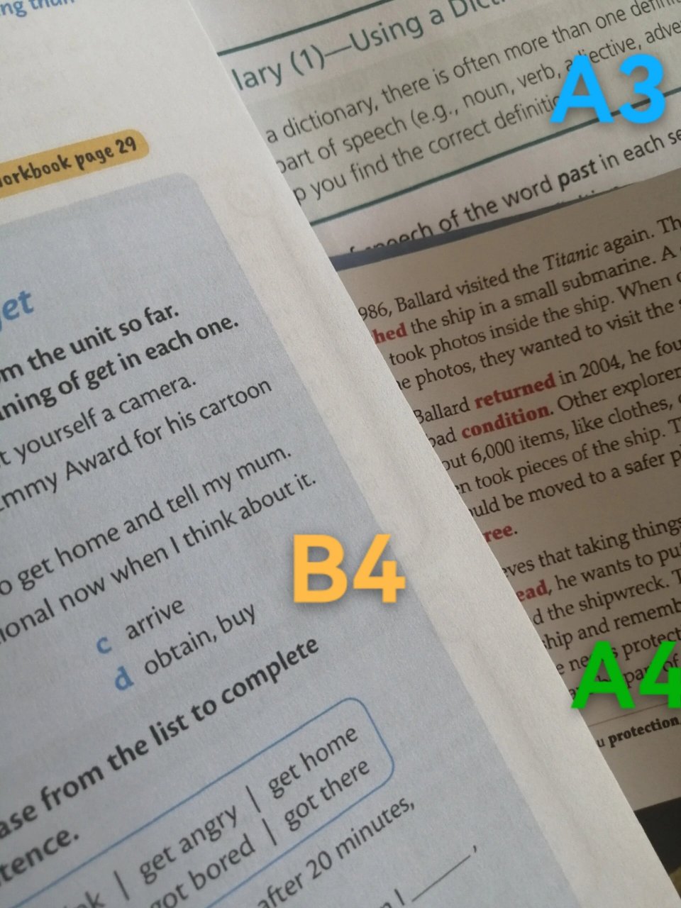 a4与b4以及a3的尺寸对比,b4就够用 a4与b4以及a3的尺寸对比,b4就够用