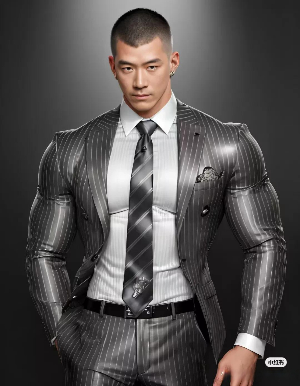 西装革履,魅力无限.