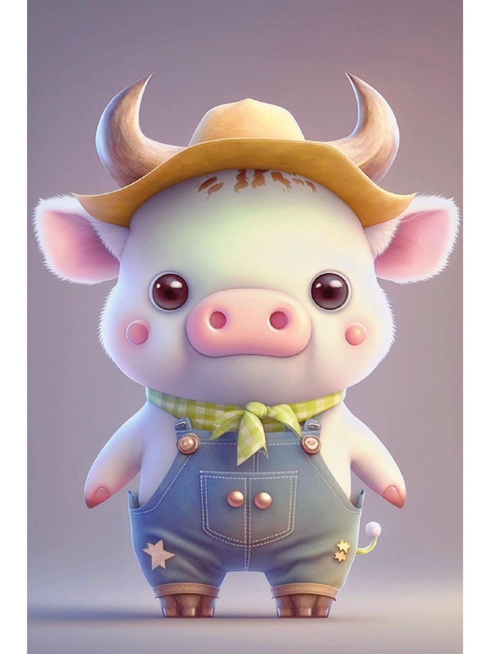 可爱的小牛来了