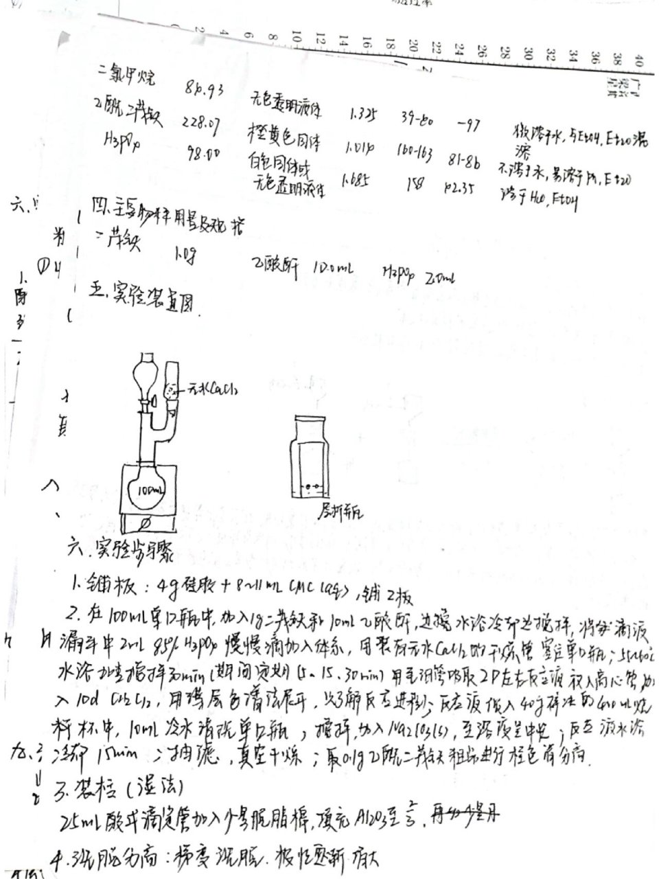 化学实验报告乙酰二茂铁的制备