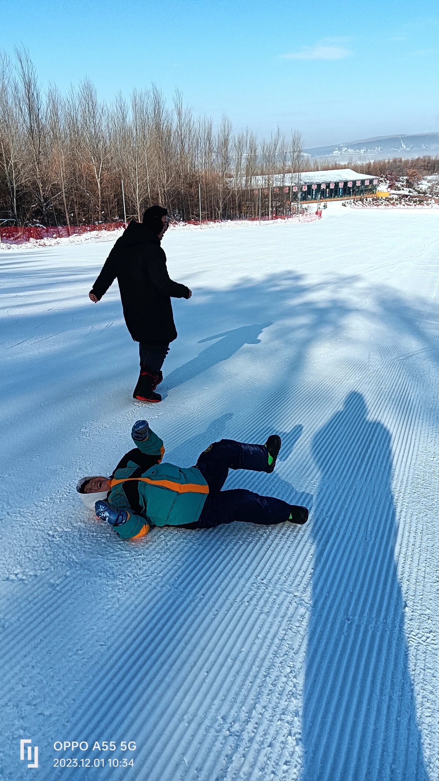 牡丹江横道滑雪场图片