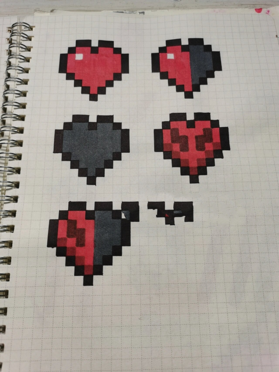 我的世界像素画,血量教程