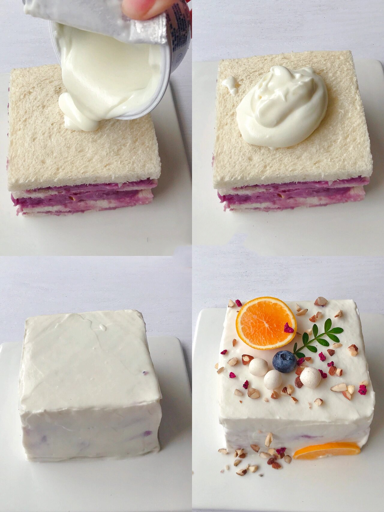 97不用烤箱也能6015用跳跳糖酸奶制作的蛋糕90