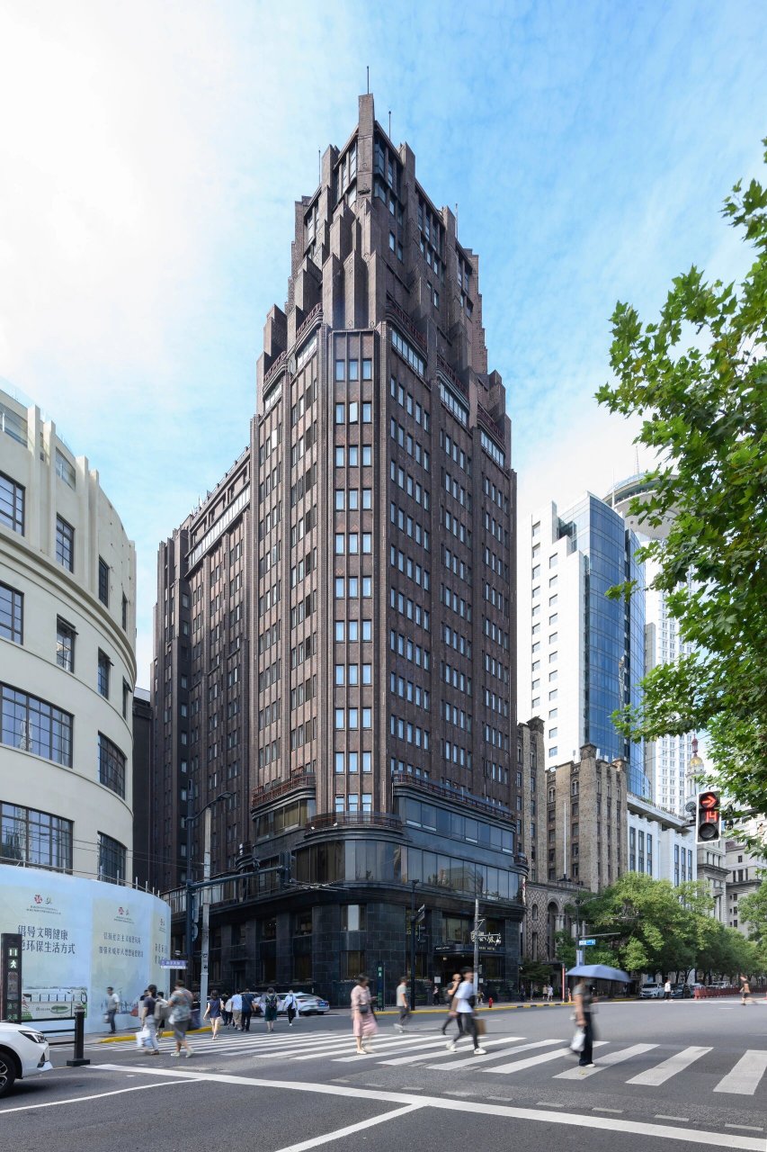artdeco建筑,邬达克代表作,旧上海第一高楼 上海国际饭店是上海年代最