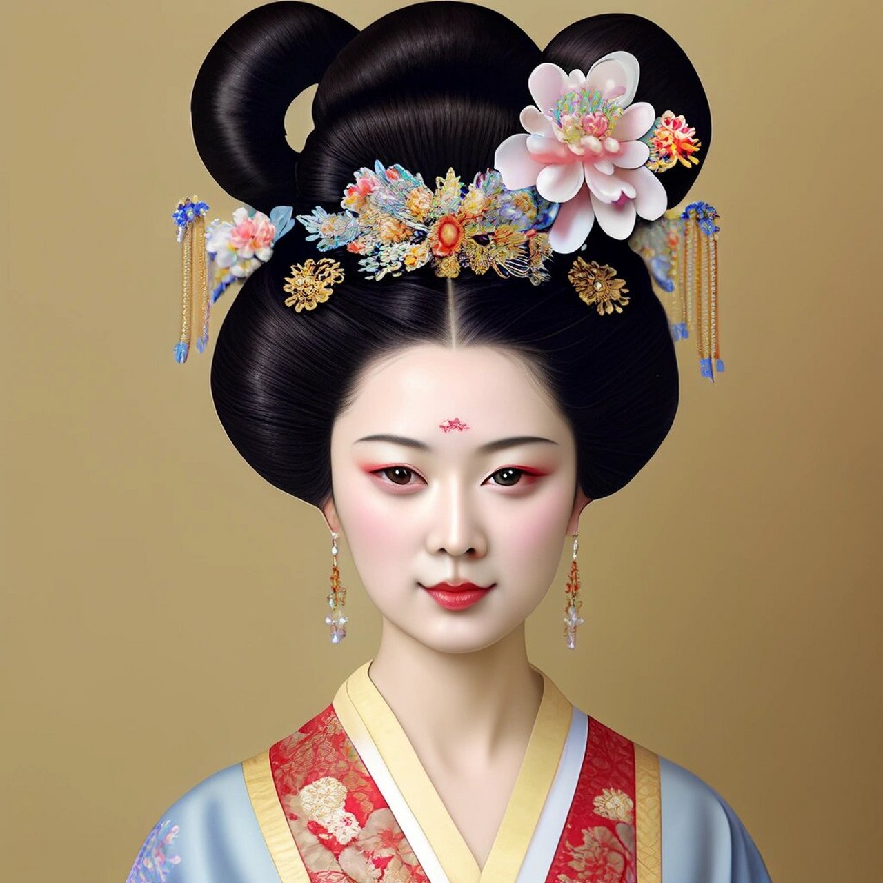 唐朝服饰|清朝古装|珠花头饰 有唐朝,有清朝,杂七杂八的,凑合看吧.