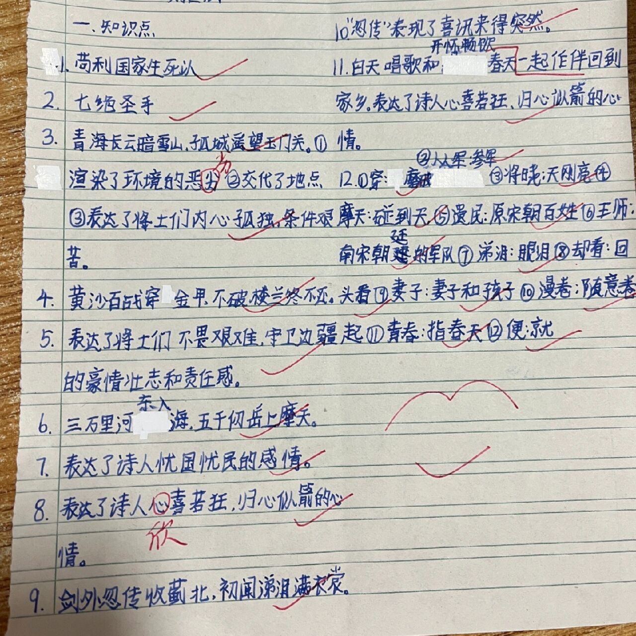 五下第9课《古诗三首》默写第二弹 冰冻三尺非一日之寒;滴水穿石非一