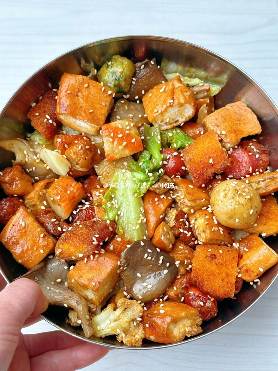 路边摊炸串拌饼谁不想吃?自己在家也可以做!