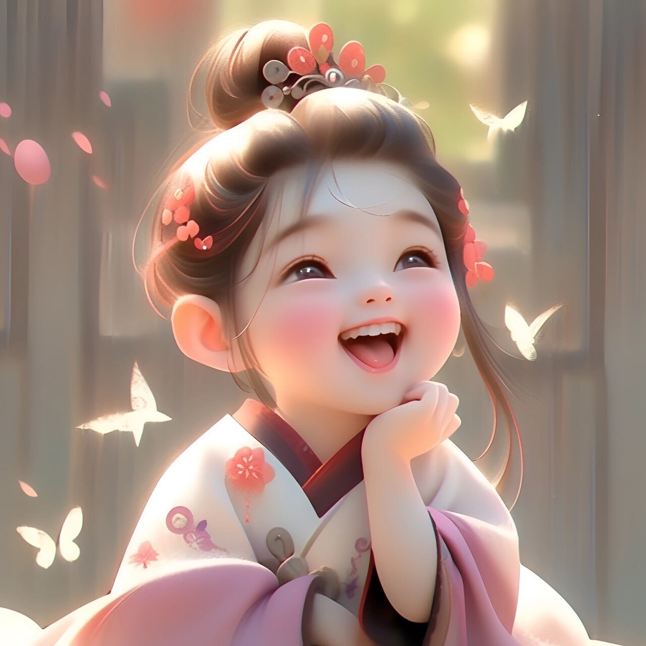 古风头像/笑对生活,愿余生一切安好