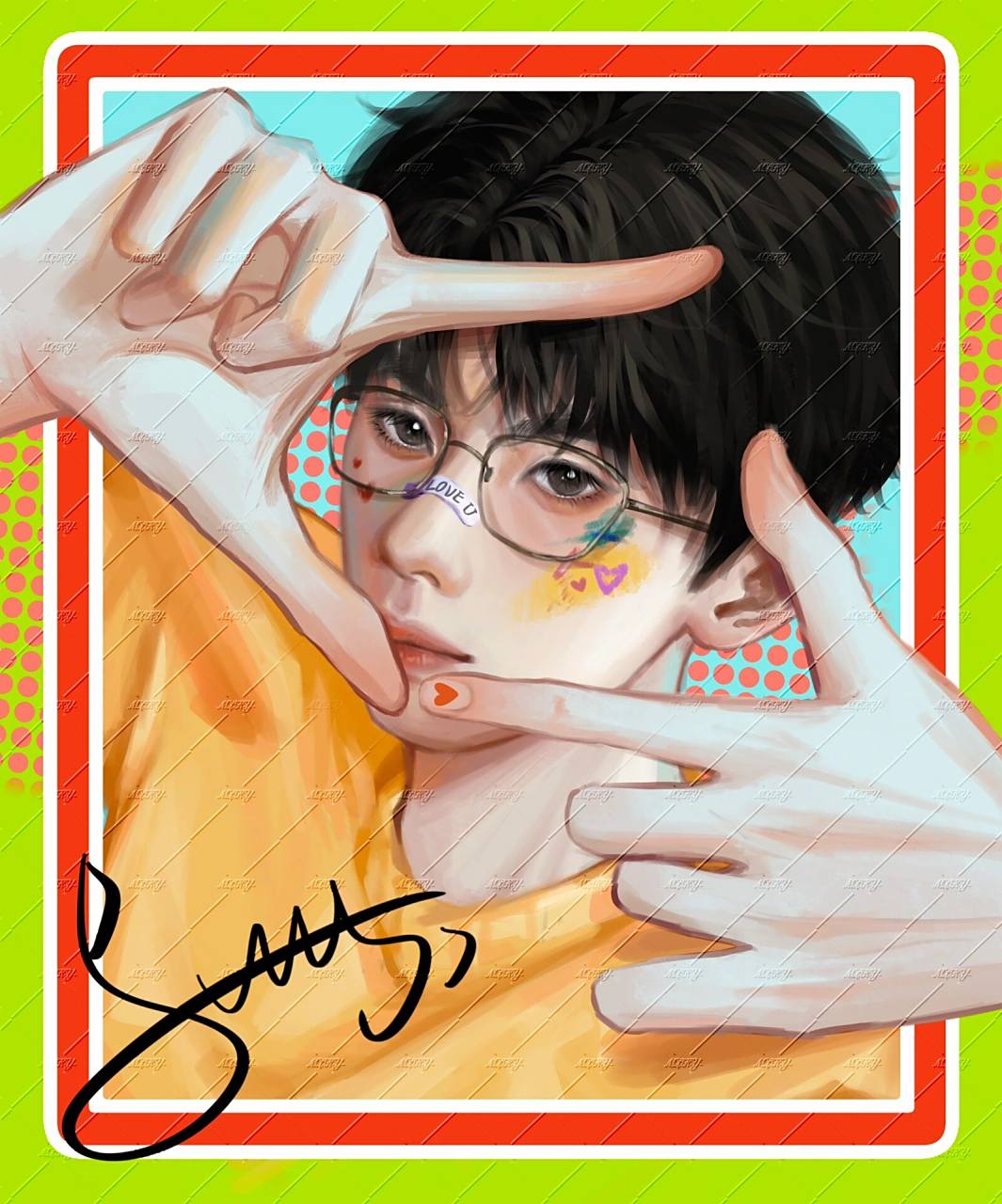 左划帮我画完马嘉祺