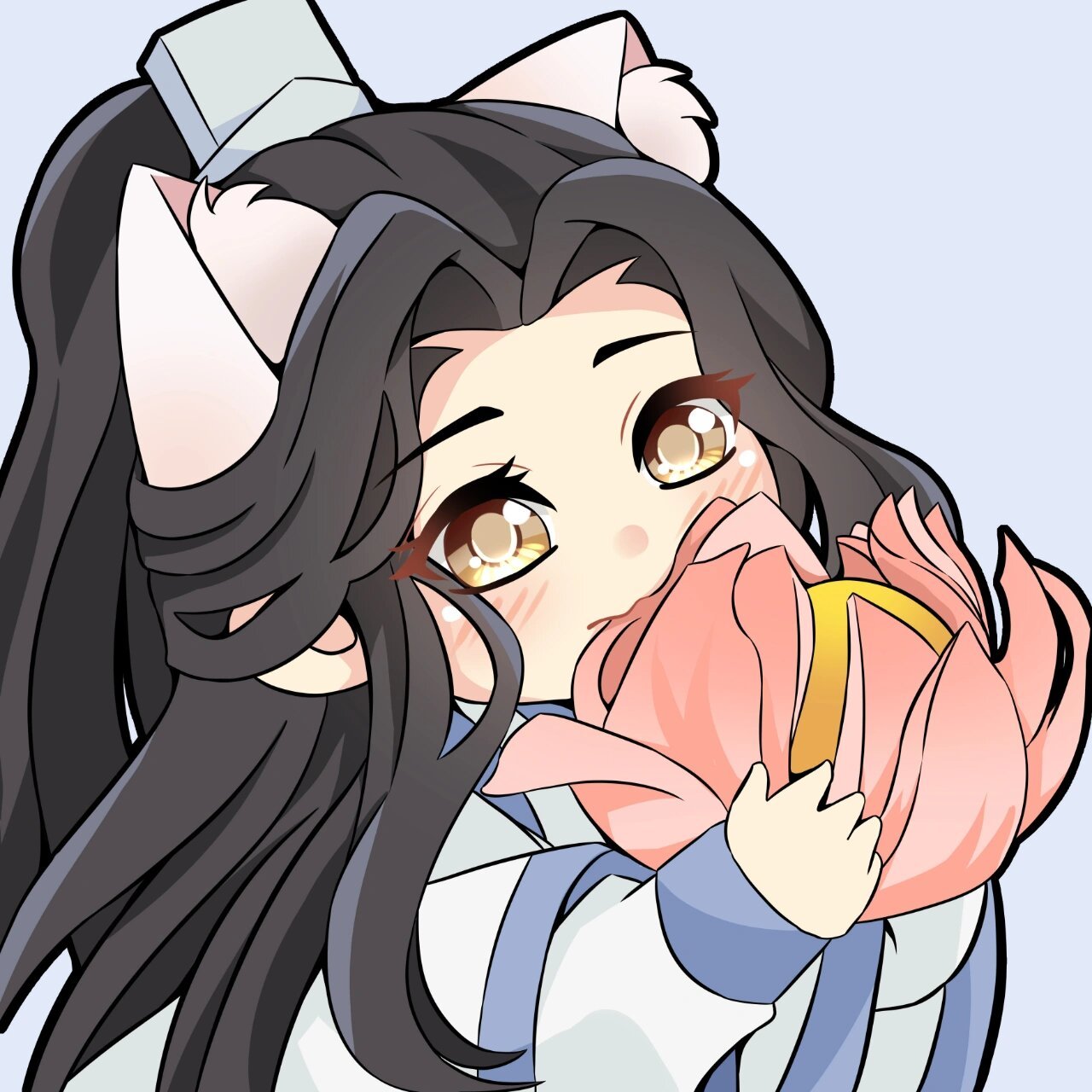 二哈和他的白猫师尊—荷花酥 我终于有时间画画了,还一下之前的账