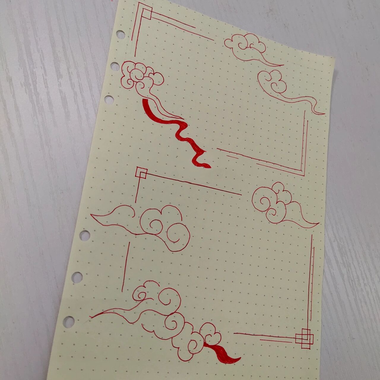 中国风手帐边框素材