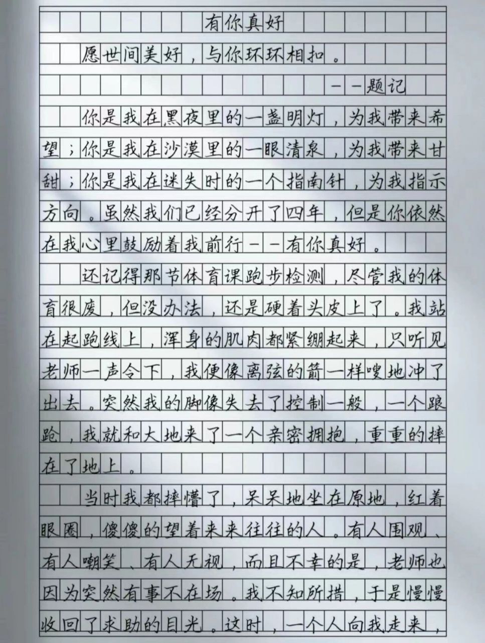 有你真好-作文 有你真好-作文