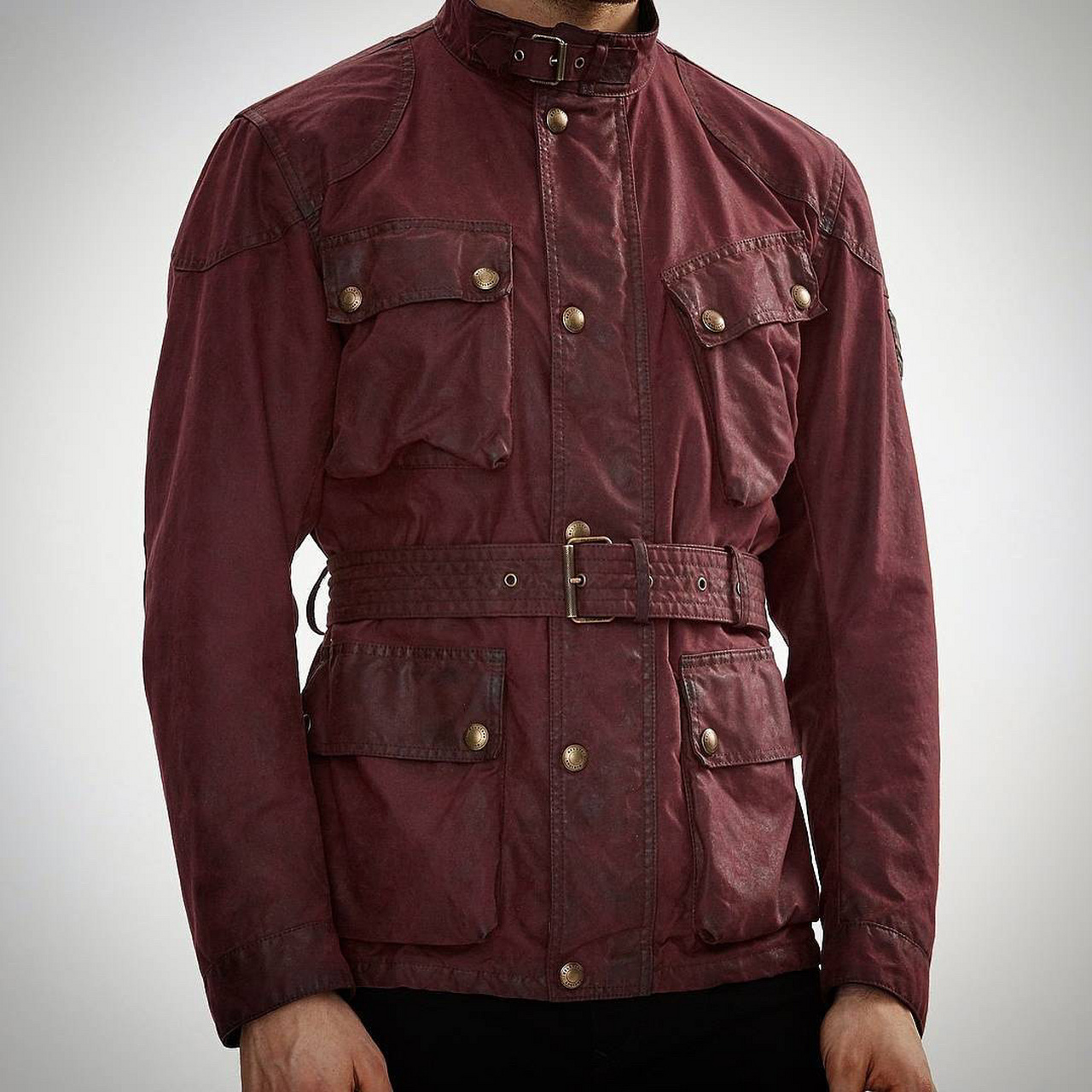 店铺现货 | belstaff棕色油蜡机车夹克 belstaff四口袋经典油蜡夹克