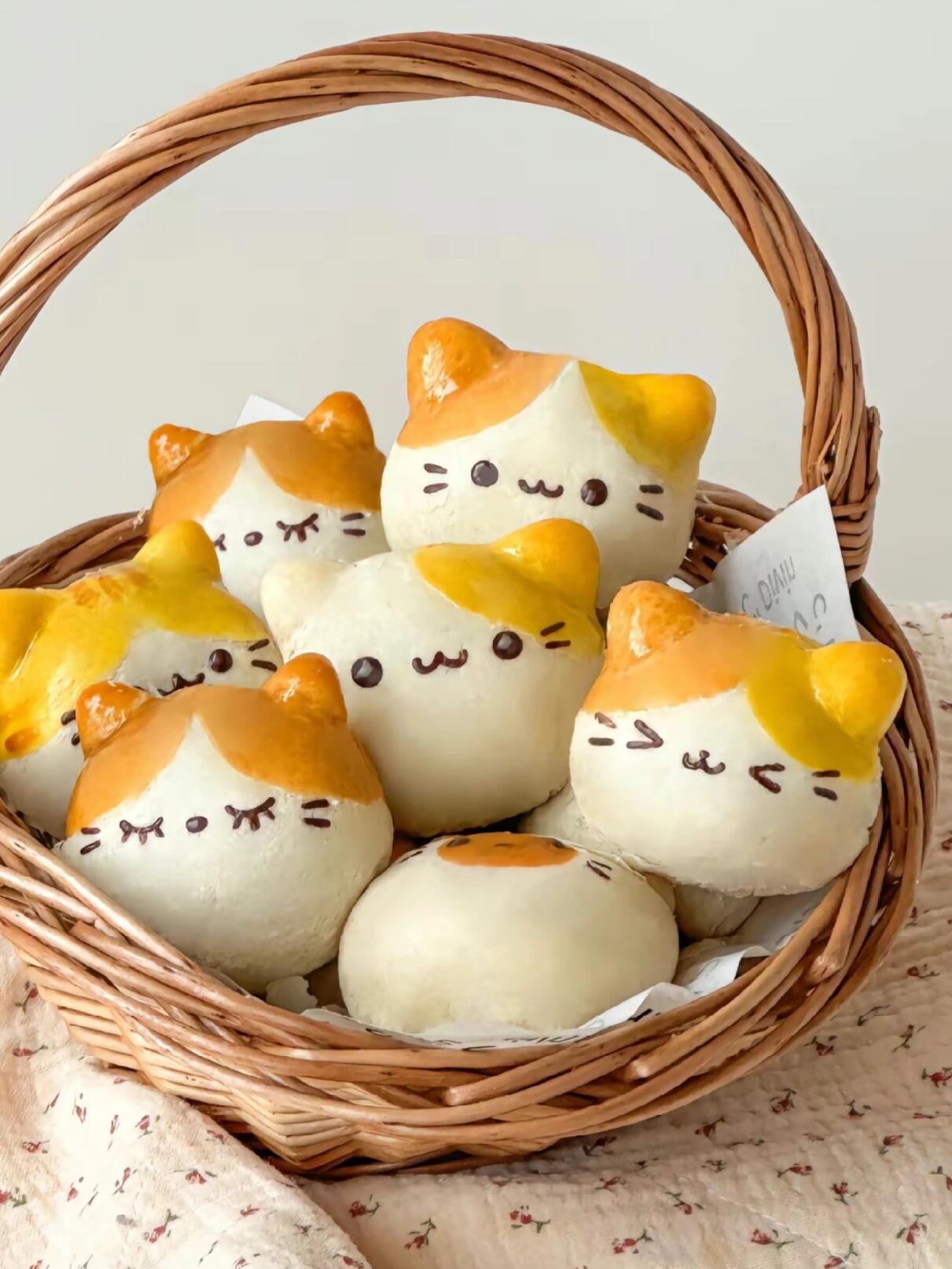 小猫🐱芋泥蛋黄酥🫓附教程