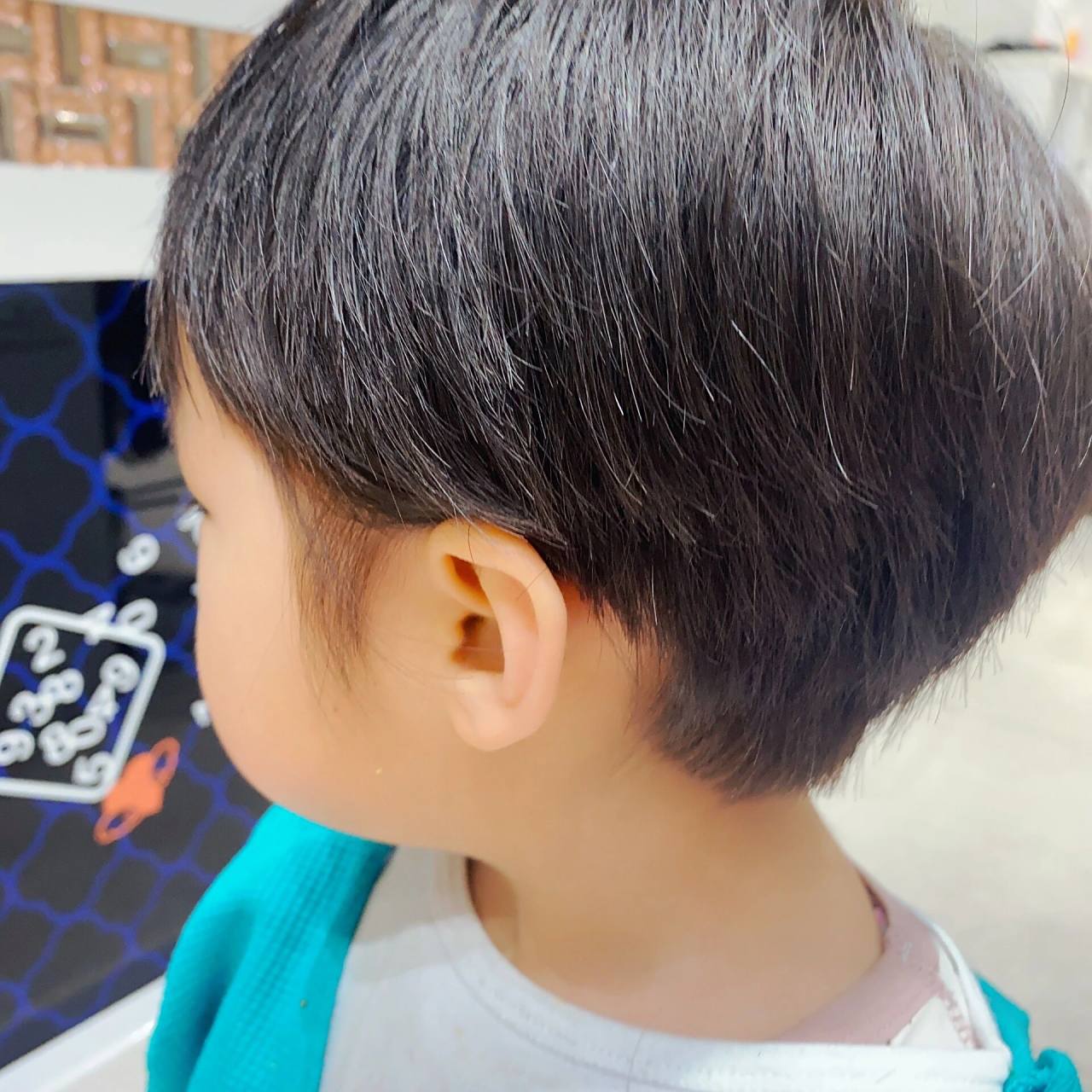 天热了给3岁宝宝的短发发型,这算不算翻车?